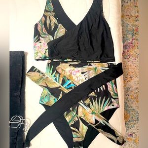 Baiia 5 Piece swimsuit bottoms 14 and top 12.
